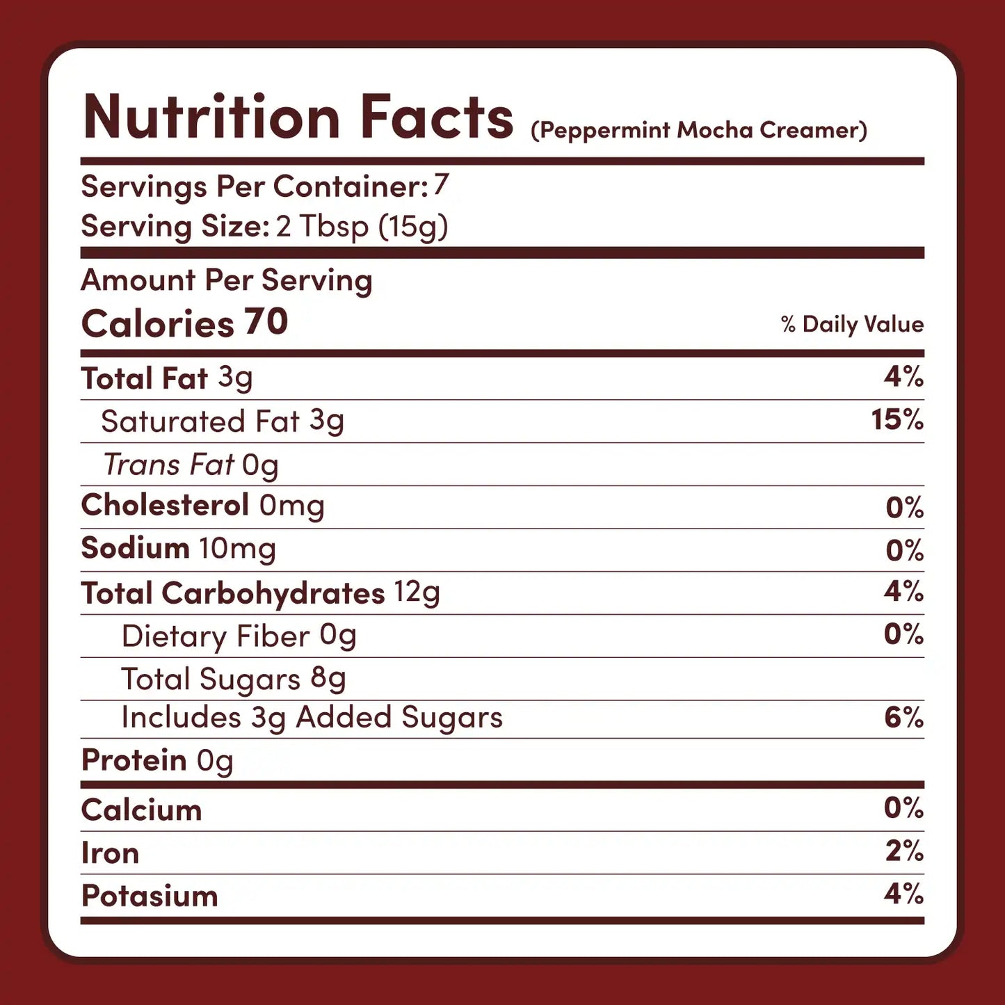 Peppermint Mocha Creamer Add-On (SPECIAL PRICING) - KZFG