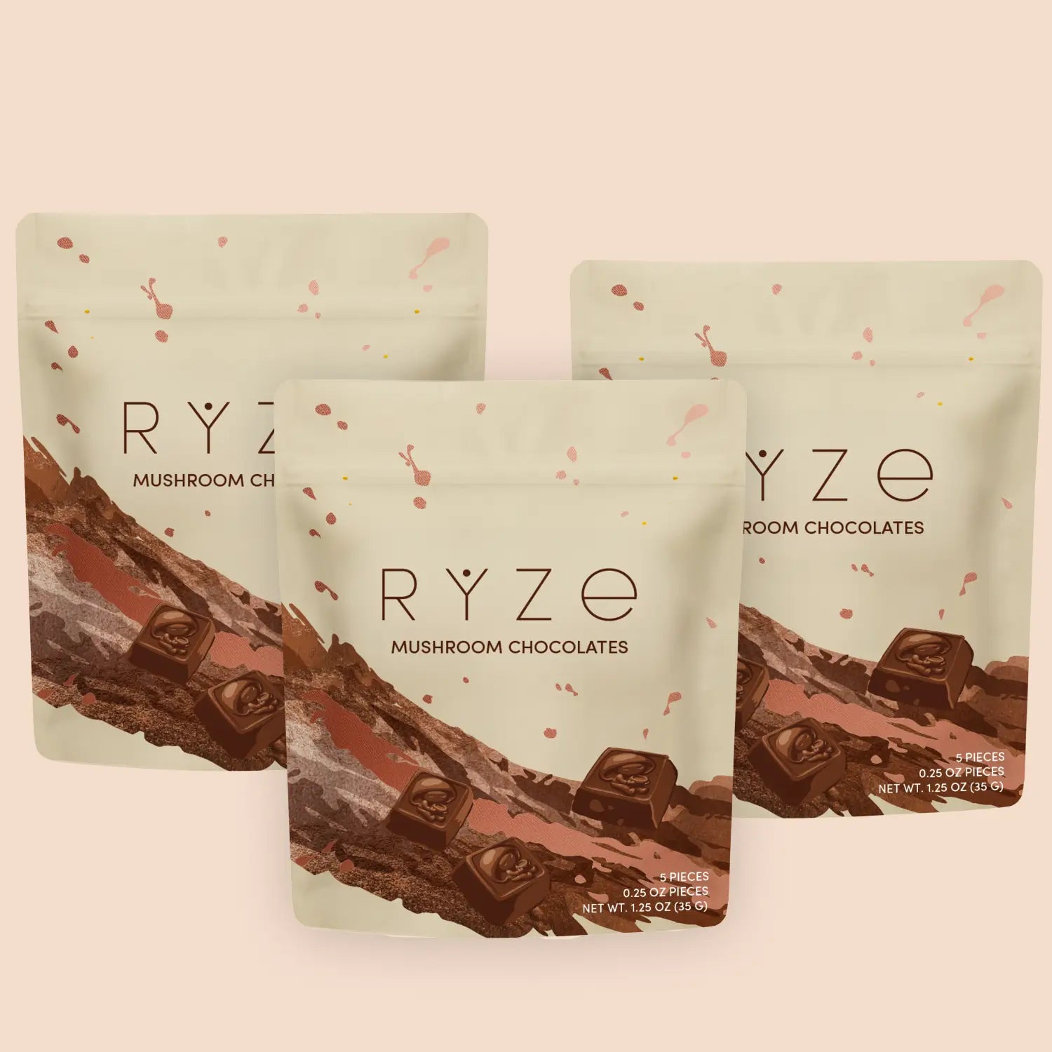 Mushroom Chocolates Rye (15 pieces) - 39R7