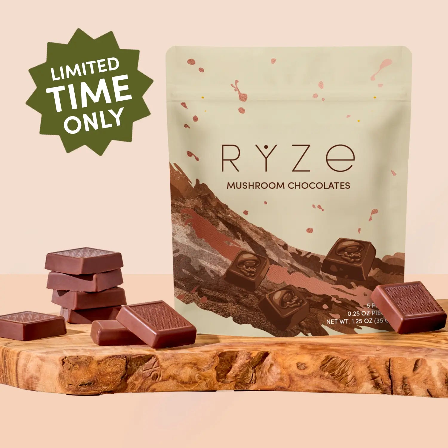 Mushroom Chocolates Rye (15 pieces) - 39R7