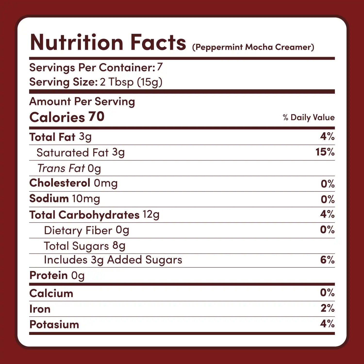 Peppermint Mocha Creamer Add-On (SPECIAL PRICING) - KZFG