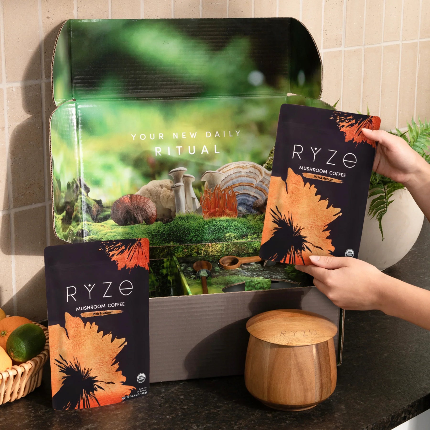 RYZE Ritual Set Dark Roast (90 Day Plan) - 75Y3