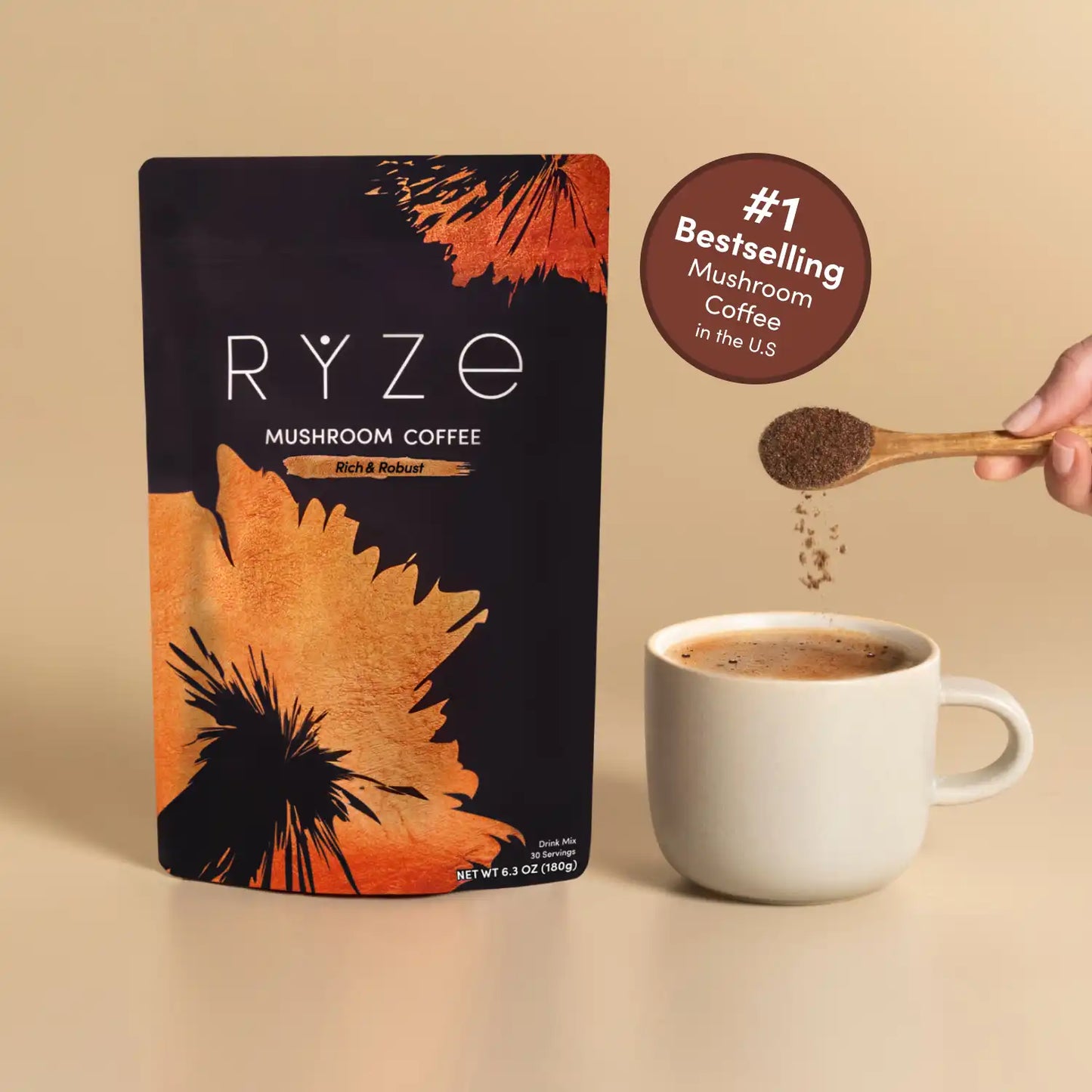 Mushroom Coffee 30 Servings - 3H71