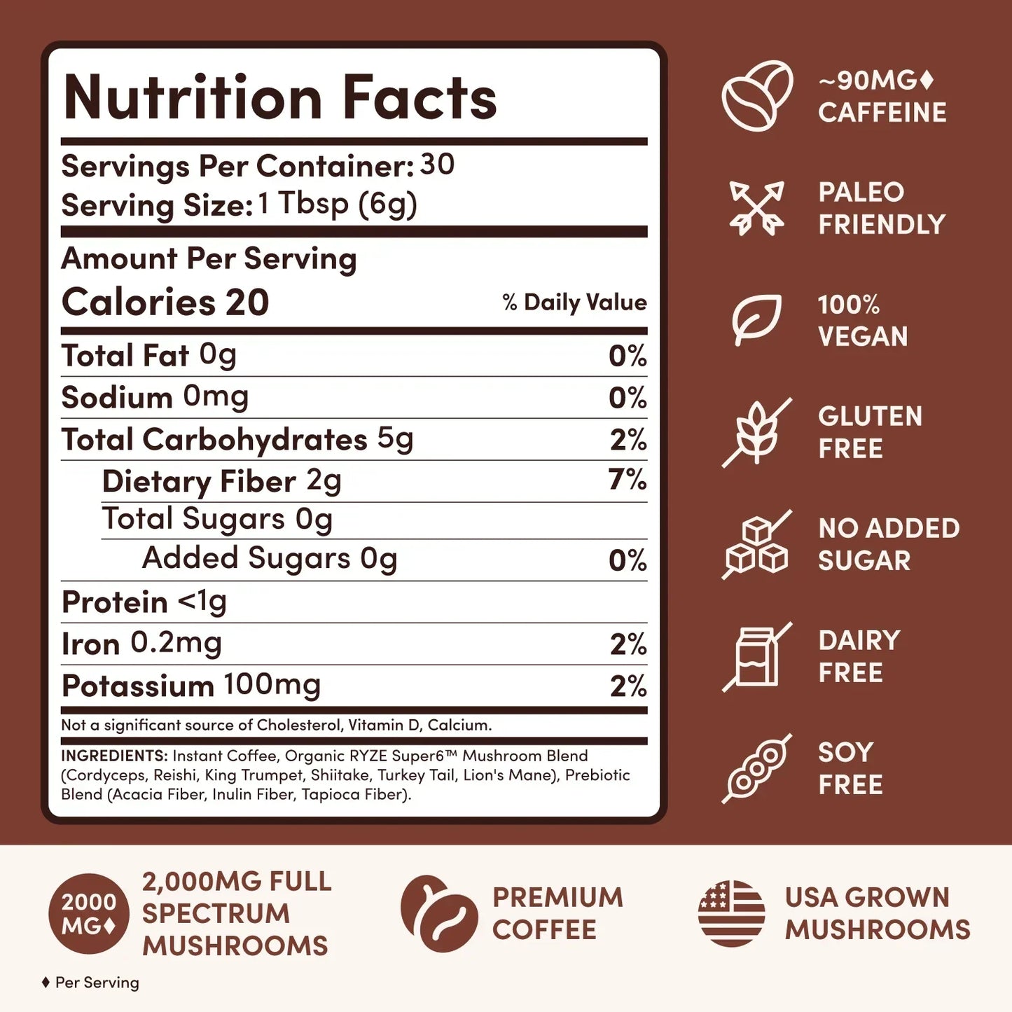 Mushroom Coffee Dark Roast Starter Kit (60 servings) - RFDL