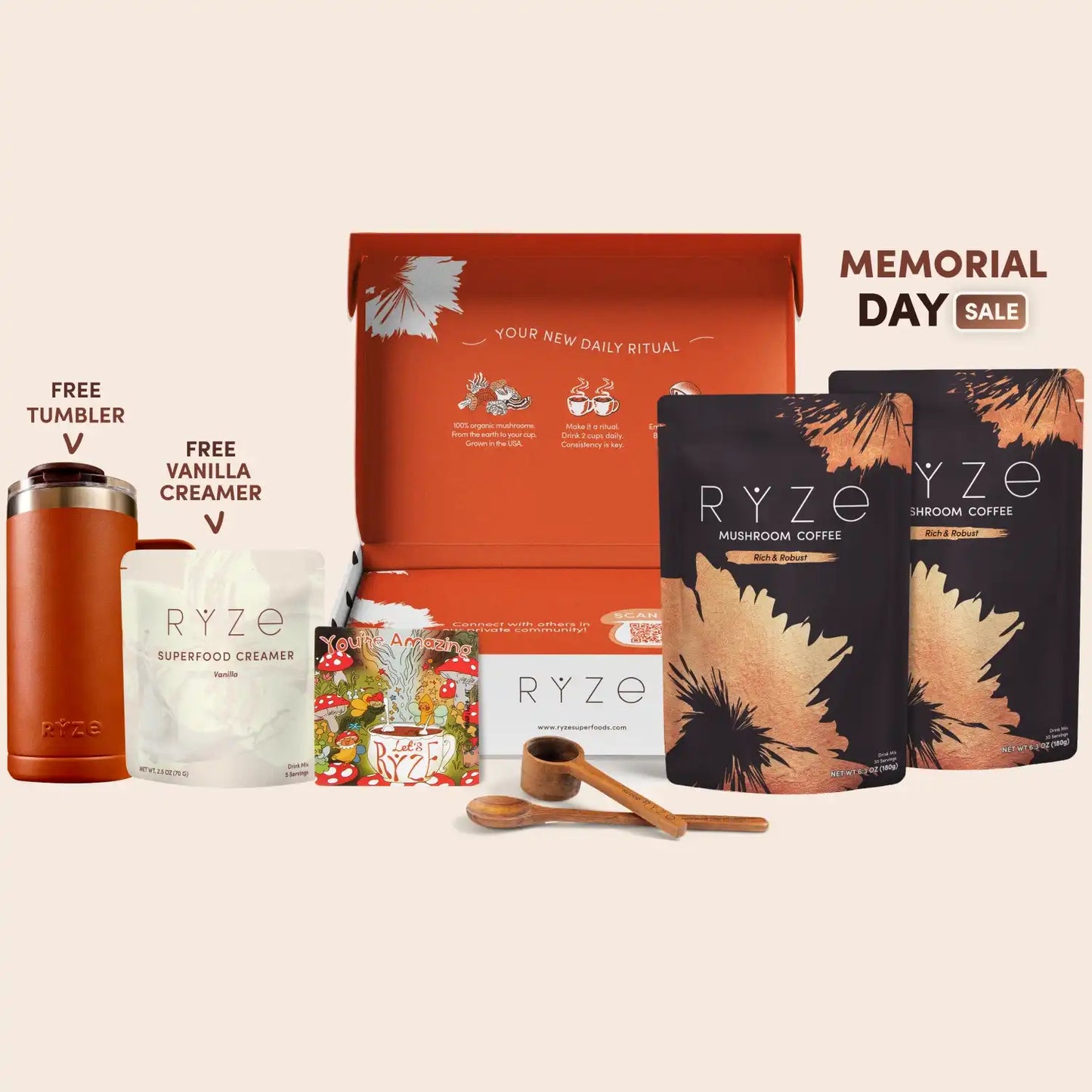 Mushroom Coffee Dark Roast Starter Kit (Upgrade) - VCEP