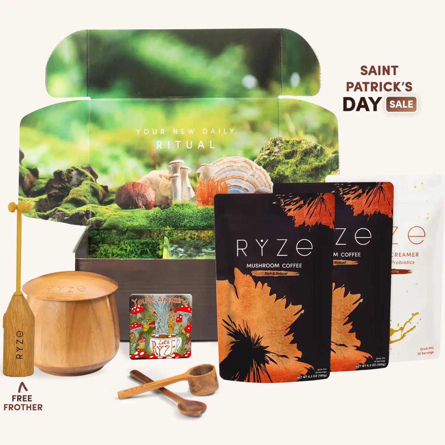Mushroom Coffee House Blend Ritual Set - 5I7A