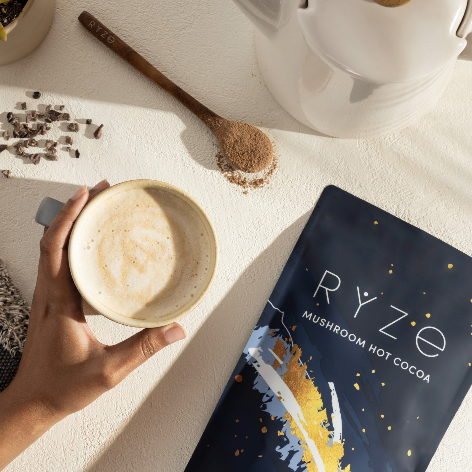 Mushroom Hot Cocoa (1 Pack - 20 Servings) - YSJG