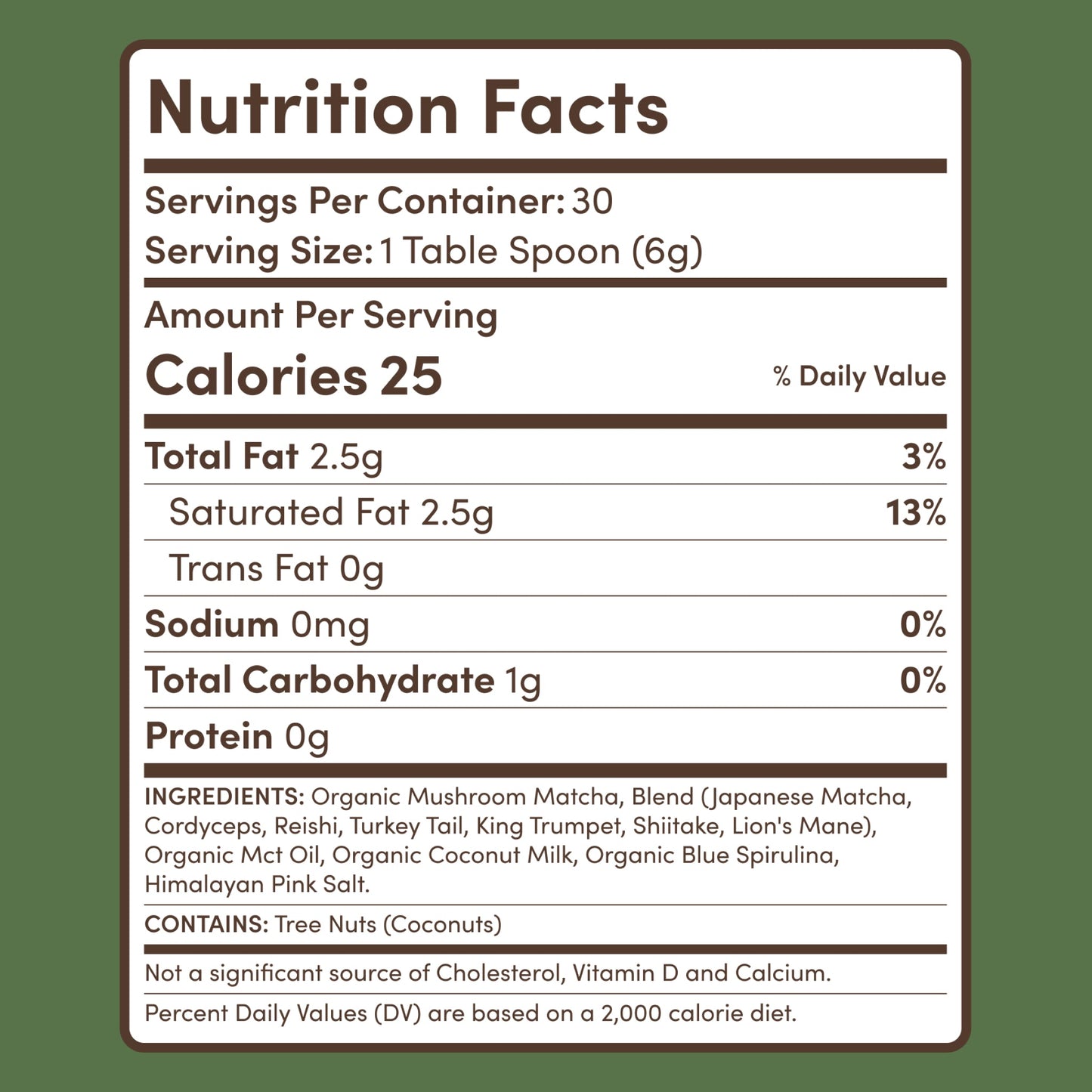 Mushroom Matcha (1 Pack - 30 Servings) - QLJF