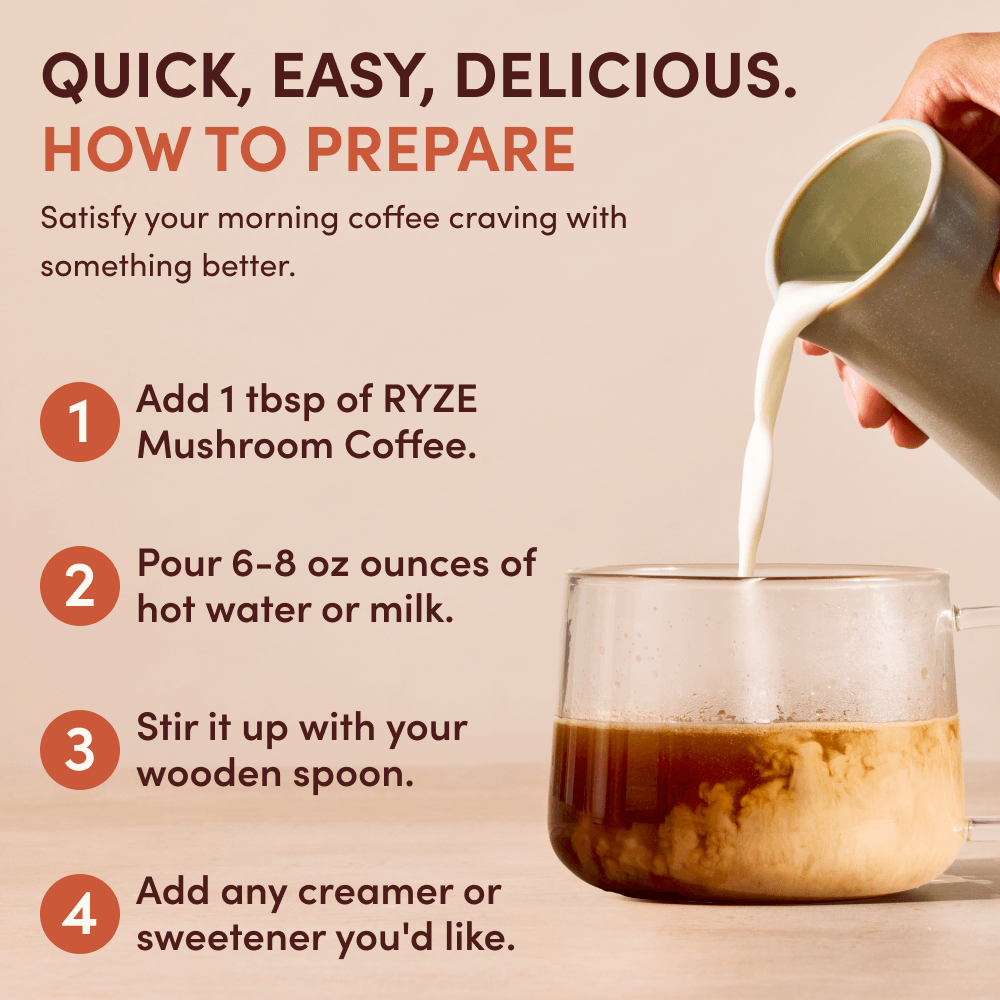 Mushroom Coffee (30 Servings) - 8QDS