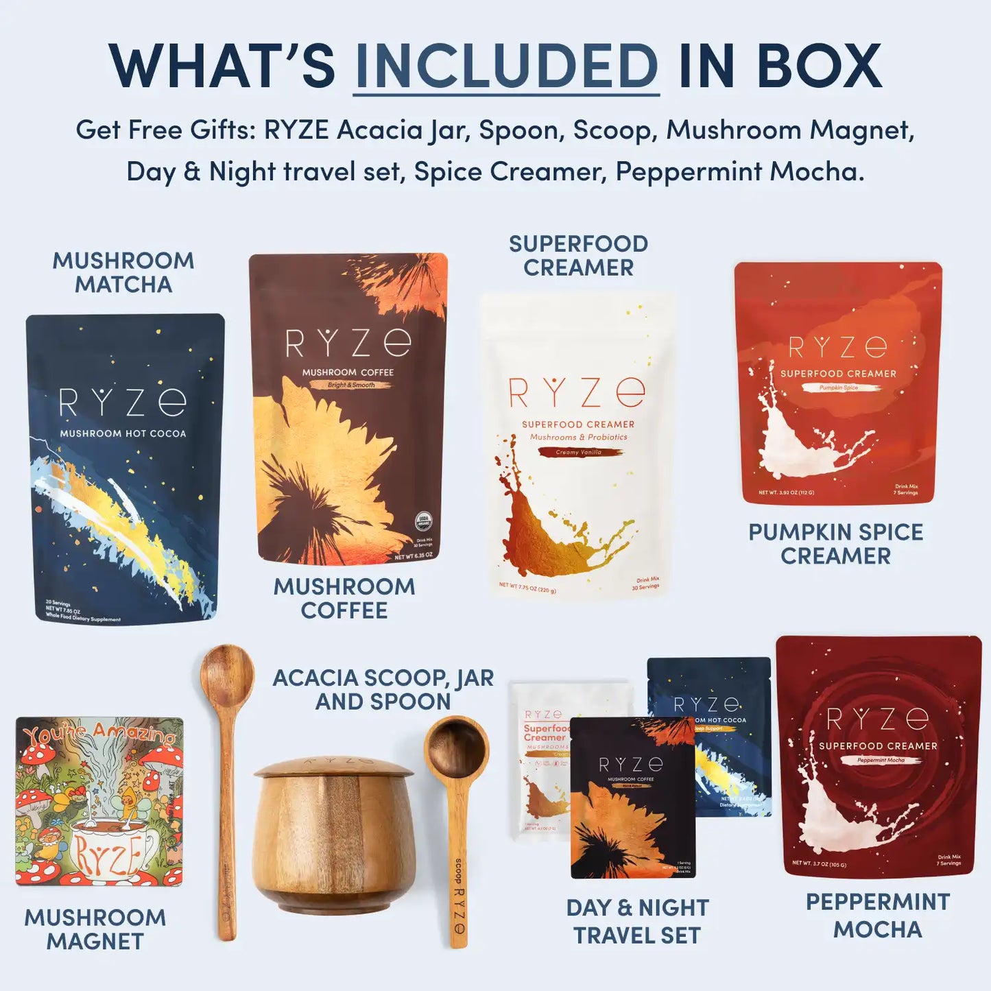 RYZE Ritual Set: Cocoa + Coffee - PU1Y