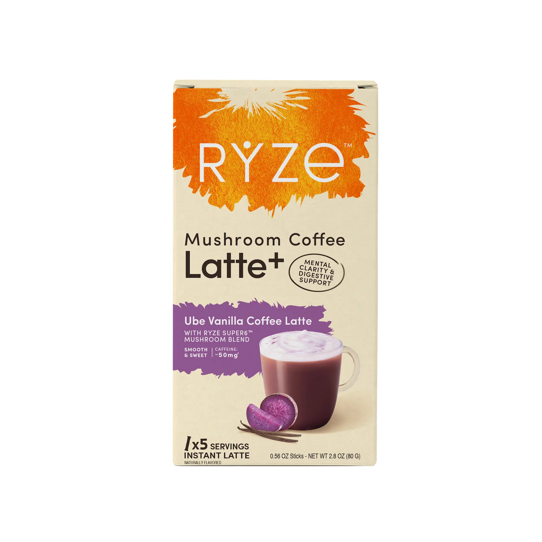 Ube Vanilla Coffee Latte Carton - 4RP7