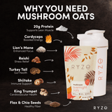 Mushroom Overnight Oats Pack (14 Servings) - WD9Y