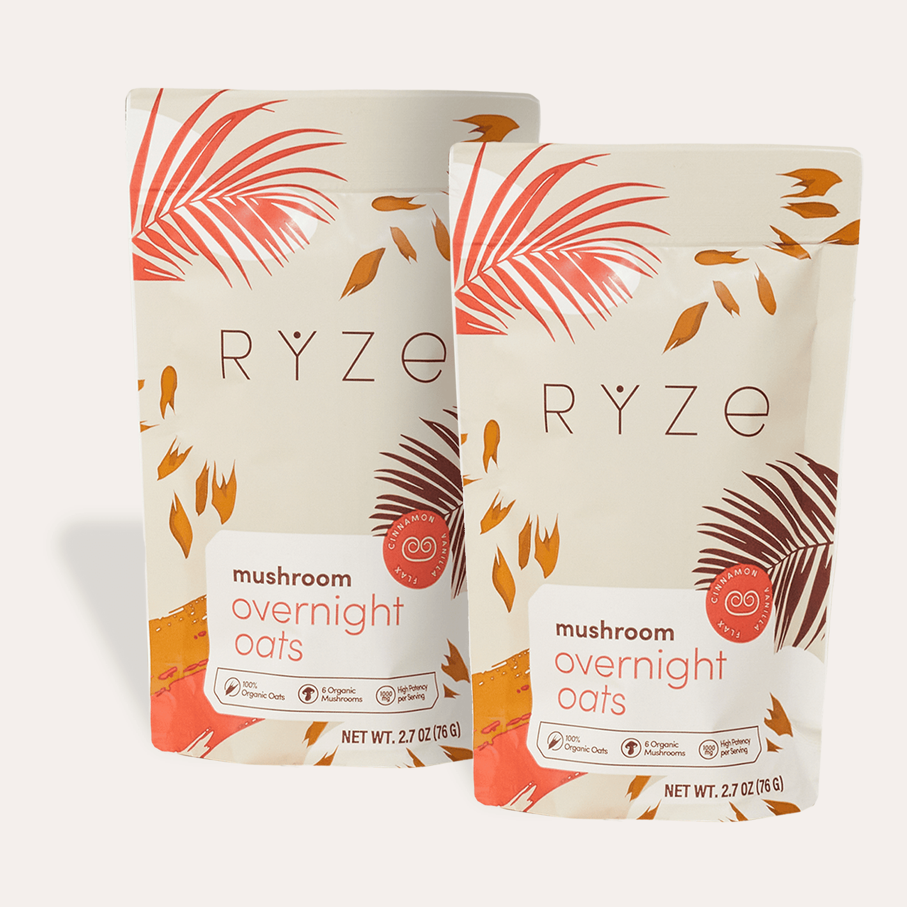 Mushroom Overnight Oats Pack (28 Servings) - 80OV