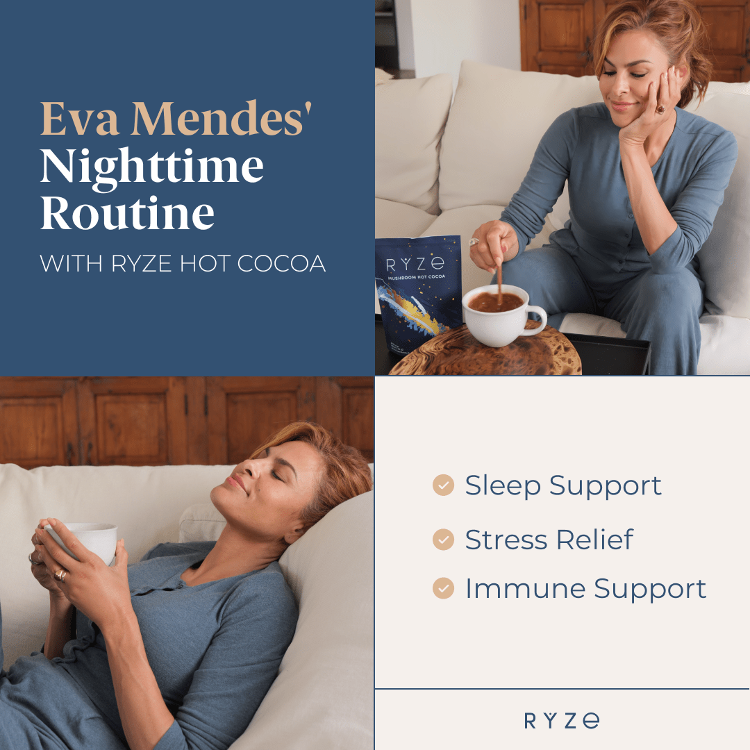 RYZE Hot Cocoa - with 6 Sleep Superfoods to Help Fall Asleep and Stay Asleep - V0NL