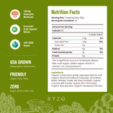 RYZE Mushroom Matcha - with 6 Organic Adaptogenic Mushrooms Grown In USA and Ceremonial-Grade Japanese Matcha - 1OC0