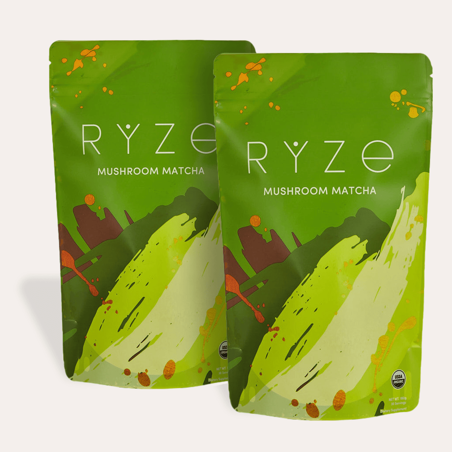 RYZE Organic Mushroom Matcha Starter Kit (60 servings) - SYM9